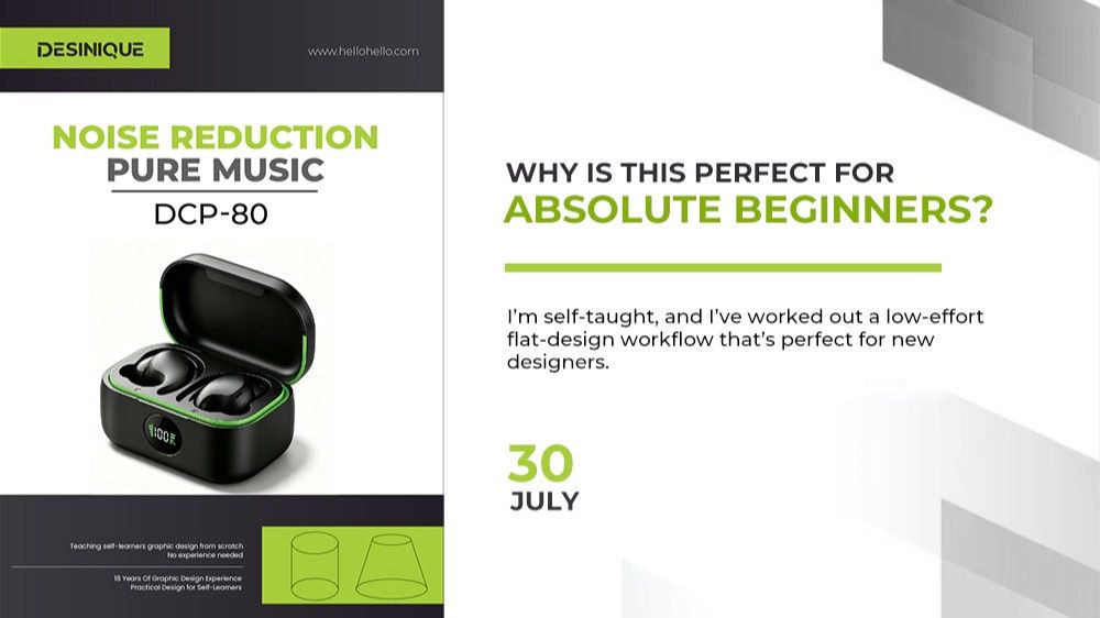 graphic design practice demo for self-learning tutorial